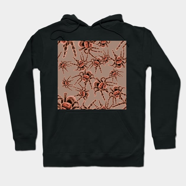 Copy of Chilean Rose Hair Tarantula All Over Print (Dusty Rose Background) Hoodie by RJKpoyp
